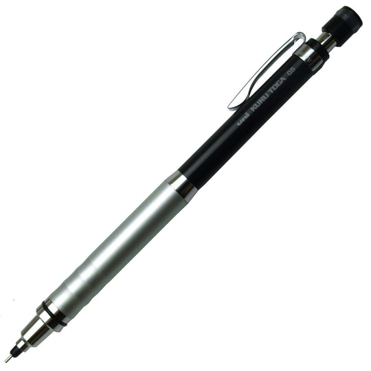 MITSUBISHI PENCIL Kuru Toga High - Grade 0.5mm Mechanical Pencil Black (M510121P 24) - WAFUU JAPAN