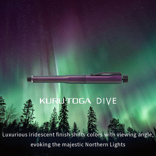 Mitsubishi Pencil Sharpie Kultuga Dive 0 5mm Aurora Purple 309534000 - WAFUU JAPAN