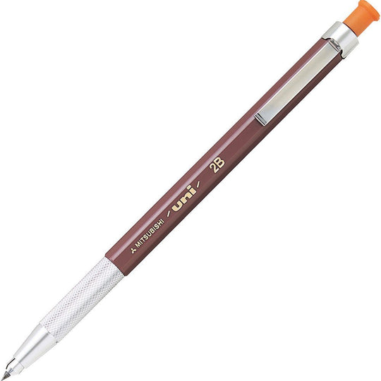 Mitsubishi Pencil Uni Holder Mechanical Pencil 2B for Architecture MH5002B Orange - WAFUU JAPAN