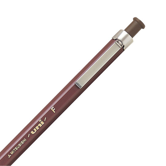 Mitsubishi Pencil Uni Holder Mechanical Pencil 2mm Architectural F Brown MH500F - WAFUU JAPAN