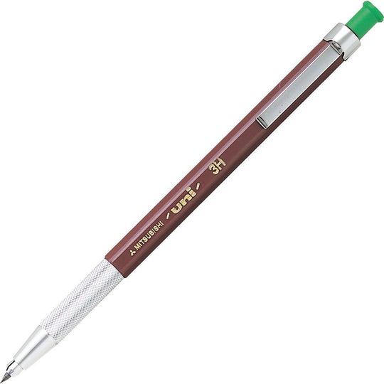 Mitsubishi Pencil Uni Holder Mechanical Pencil 3H Yellow Green MH5003H - WAFUU JAPAN