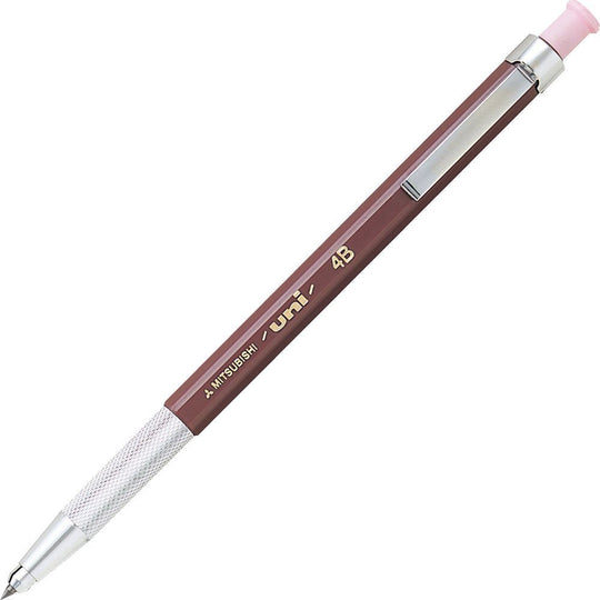 Mitsubishi Pencil Uni Holder Mechanical Pencil 4B Lead Pink MH5004B - WAFUU JAPAN