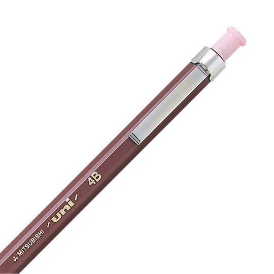 Mitsubishi Pencil Uni Holder Mechanical Pencil 4B Lead Pink MH5004B - WAFUU JAPAN