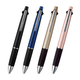Mitsubishi Pencil Uni Jetstream قلم متعدد 4 ألوان وقلم رصاص MSXE5-1000 0.38mm