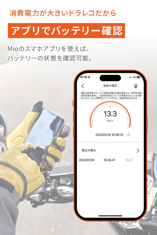 MiVue M802WD Motorcycle Front+Rear Dash Cam Full HD 2MP 64GB - WAFUU JAPAN