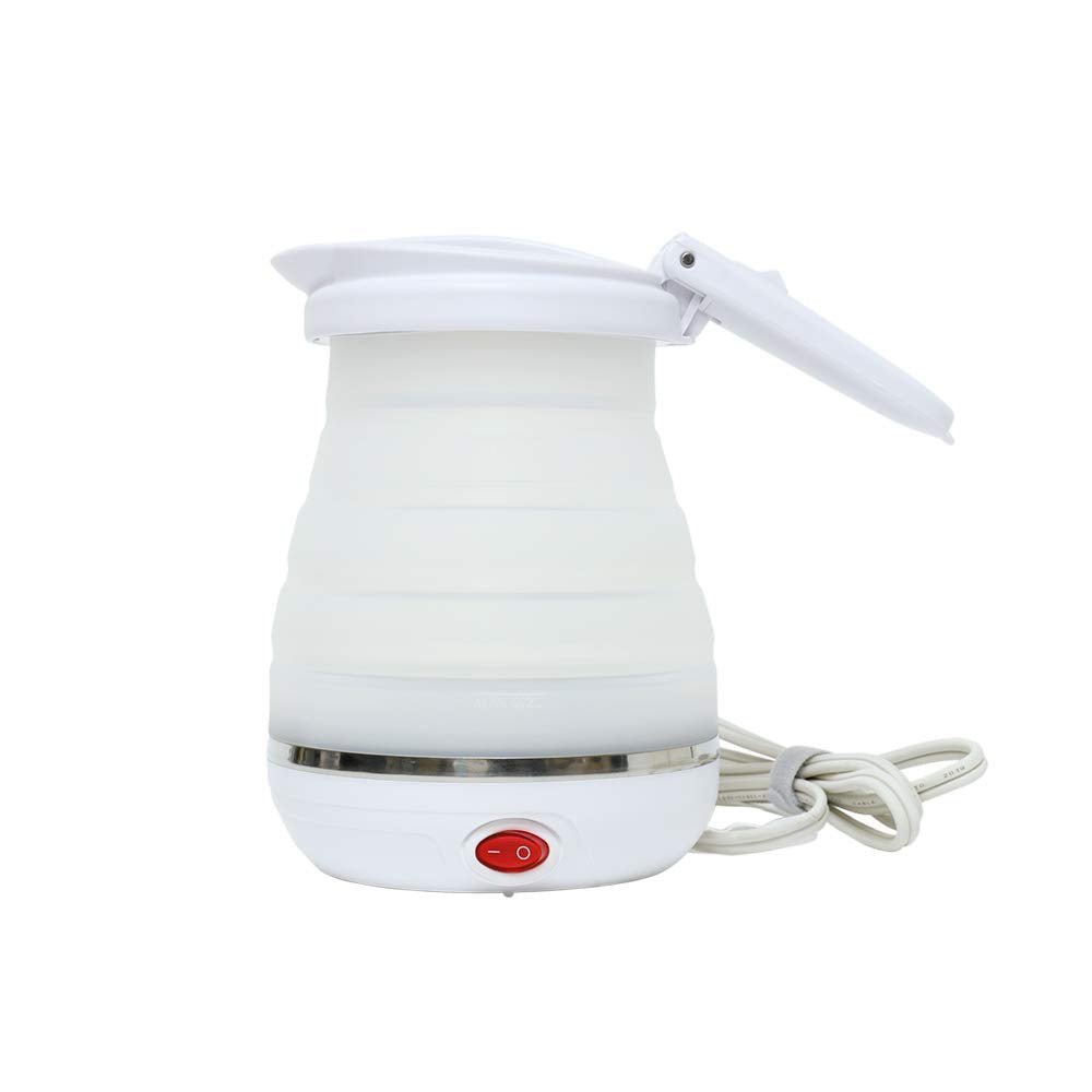 Miyoshi Collapsible Electric Kettle White 800ml for 23 persons MBETK WAFUU JAPAN