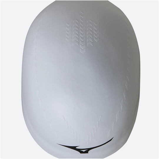 Mizuno GX - SONIC RC PLUS Unisex Silicone Swim Cap (Covers Ears) White N2JWA500 - WAFUU JAPAN