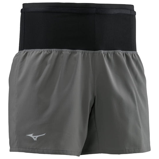 Mizuno Running Shorts Multi - Pocket Pants 360 - Degree Storage J2MB8510 Cast Charcoal - WAFUU JAPAN