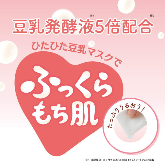 Moist Sheet Mask N 32 sheets soymilk isoflavone - WAFUU JAPAN