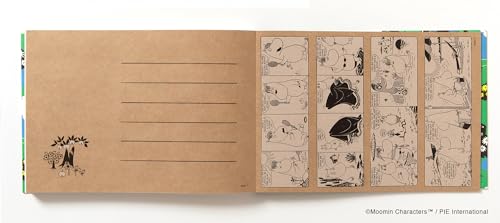 Moomin 100page letter book - WAFUU JAPAN
