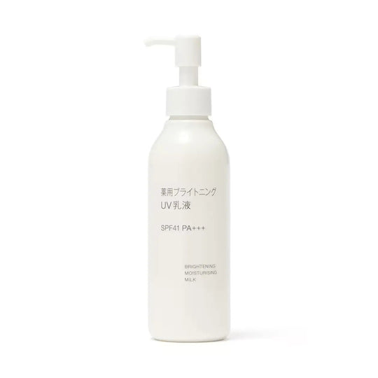 MUJI Brightening UV Milk SPF41 PA+++ Medicated Skincare 200mL Made in Japan - WAFUU JAPAN