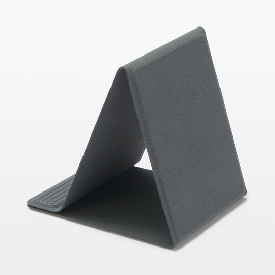MUJI Foldable Smartphone Stand 72×93×8 mm Dark Gray - WAFUU JAPAN