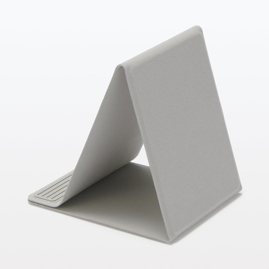 MUJI Folding Smartphone Stand 72×93×8 mm Light Gray - WAFUU JAPAN