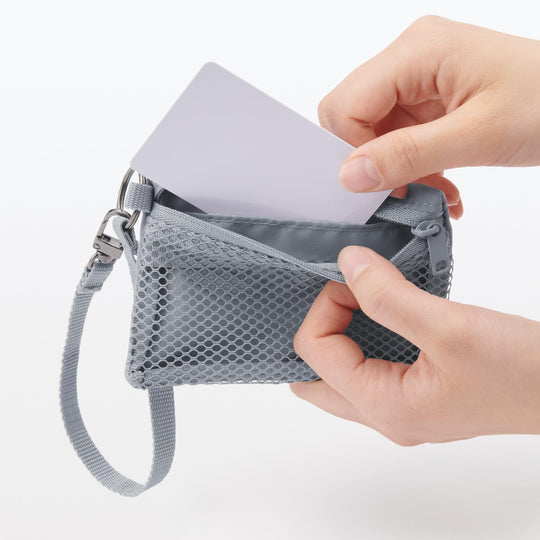 Muji Polyester Card Case 8x12cm OHG72A3S - WAFUU JAPAN