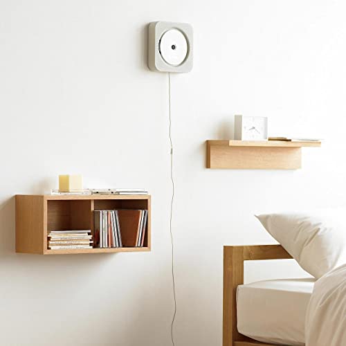 MUJI Wall Mount CD Player CPD - 4 Radio Audio FM Remote Control White - WAFUU JAPAN