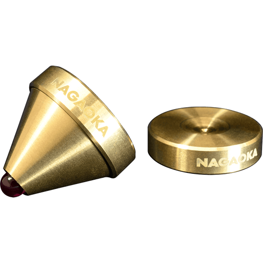 NAGAOKA Insulator for Audio Ruby + Brass INS-BR02 - WAFUU JAPAN