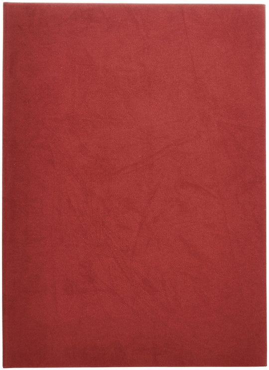 Nakabayashi Certificate Frame Folder Suede Cloth A4 FSS - A4 - R Red - WAFUU JAPAN