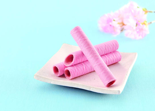 NAKAJIMA DAISHODO Cherry Blossom and Strawberry Crepe Roll No 18 1box (18 pieces) - WAFUU JAPAN