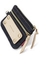 Need Network Dompet Syiling Denim Okayama dengan Pemegang Kunci - 8 Kad - Biru