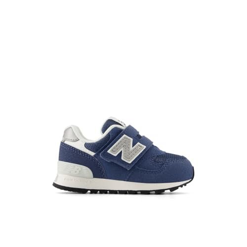 New Balance Kids Sneakers Wide Fit Magic Tape IO313 Navy - WAFUU JAPAN