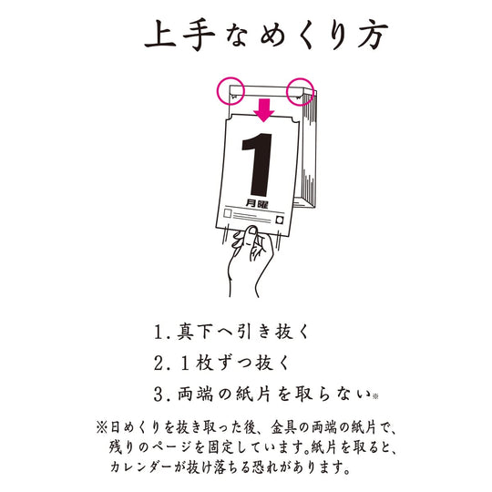 New Japan Calendar 2025 Calendar Day - by - Day Type 6 Day - by - Day Calendar No 6 185 x 120mm NK8006 - WAFUU JAPAN