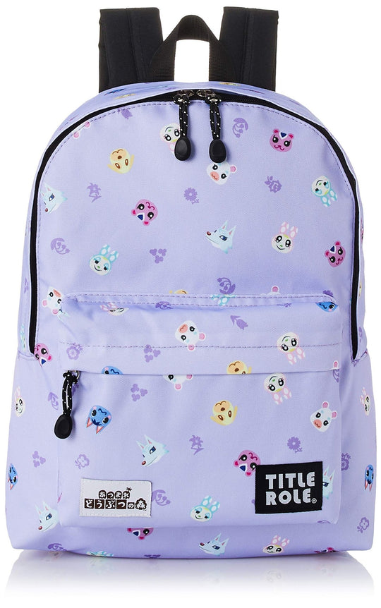 Nintendo Animal Crossing Backpack Daypack Rucksack TITLEROLE Lavender - WAFUU JAPAN