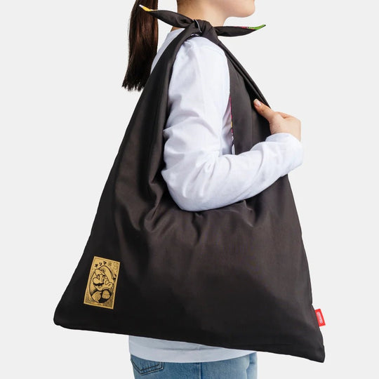 Nintendo Mario Hanafuda Reversible Azuma Bag Black Design - WAFUU JAPAN