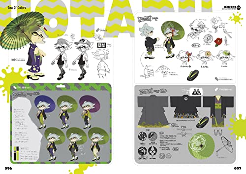 Nintendo Splatoon Ikasu Art Book Splatoon 2 - WAFUU JAPAN