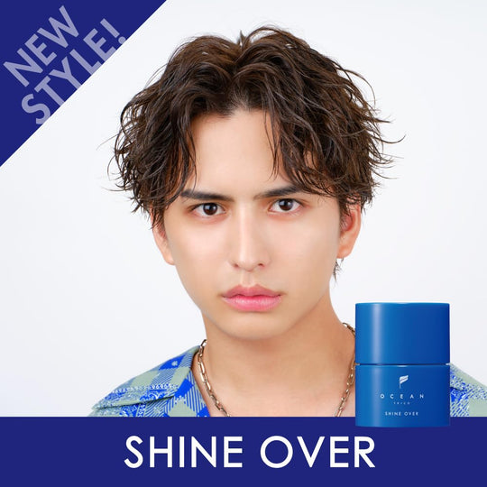 Ocean Trico Shine Over Hair Wax 80g Unisex Hard Hold Styling - WAFUU JAPAN