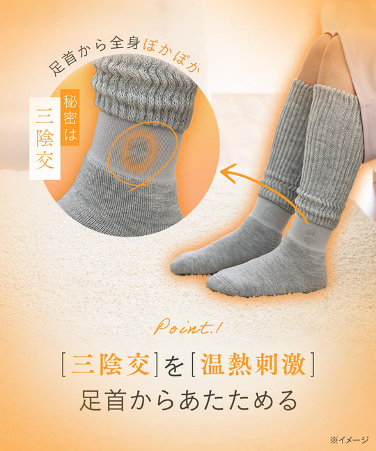 Okamoto Kotatsu - Style Warm Room Socks for Women Mocha Brown Single 23 - 25cm - WAFUU JAPAN