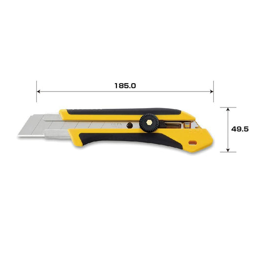 OLFA Hyper H Type Screw Lock Heavy - Duty Cutter Knife 196B X - Design - WAFUU JAPAN