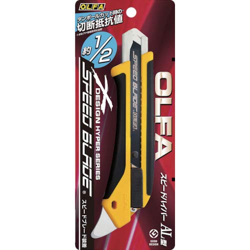 OLFA Large Cutter Speed Hyper AL Auto Lock Model 227B Fluorine Coated - WAFUU JAPAN