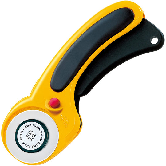 OLFA Safety Rotary Cutter L Type 156B 45mm Blade Ambidextrous - WAFUU JAPAN