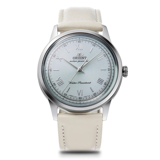 Orient Bambino Solar Men's Watch RN - WK0002E Pale Green Dial Warranty - WAFUU JAPAN