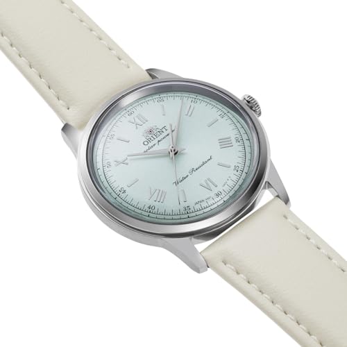 Orient Bambino Solar Men's Watch RN - WK0002E Pale Green Dial Warranty - WAFUU JAPAN