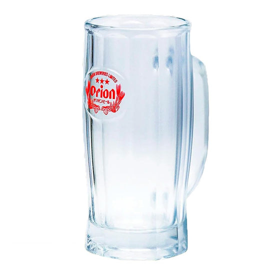 Orion Beer Official Medium Glass Beer Mug Made in Japan 435ml - WAFUU JAPAN