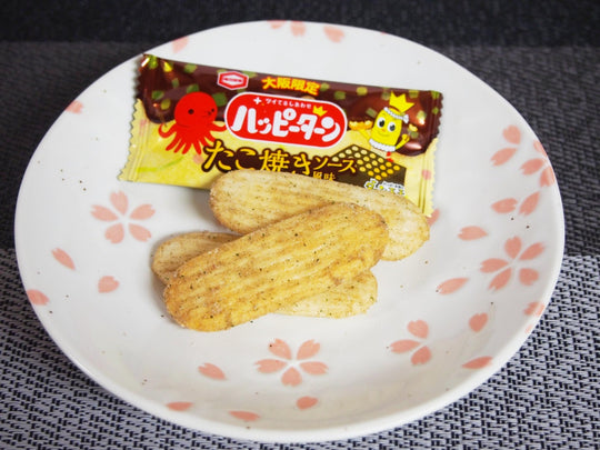 Osaka Souvenir Kameda Happy Turn Takoyaki Sauce Flavor 16 Packs - WAFUU JAPAN