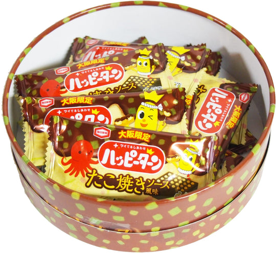 Osaka Souvenir Kameda Happy Turn Takoyaki Sauce Flavor 16 Packs - WAFUU JAPAN