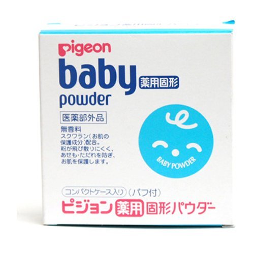 P Medicated Solid Powder Skin Care Compact Natural Finish - WAFUU JAPAN