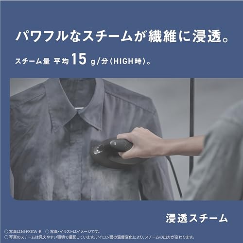 Panasonic Clothes Steamer NI-FS70A 360° Powerful Steam 100V - WAFUU JAPAN