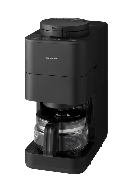 Panasonic Coffee Maker Fully Automatic with Grinder and Water Purifier NC - A58 - K Black 100V - WAFUU JAPAN