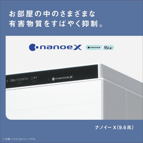 Panasonic Humidifying Air Purifier Nanoe X Black F - VXW70 - K 100V - WAFUU JAPAN