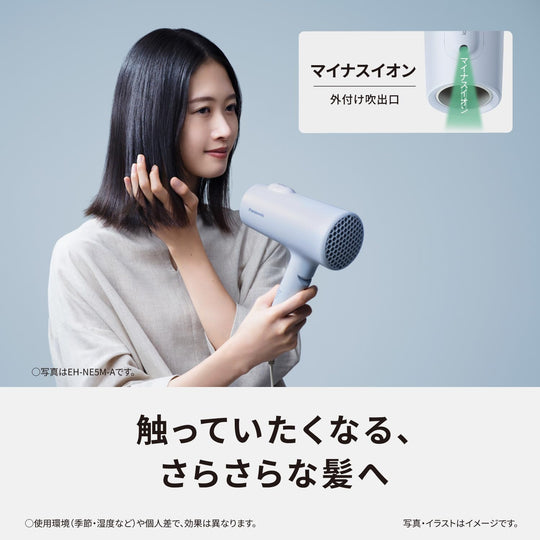 Panasonic Ionity Hair Dryer (EH - NE5M - H) — Quick - dry High Airflow Dark Gray - WAFUU JAPAN