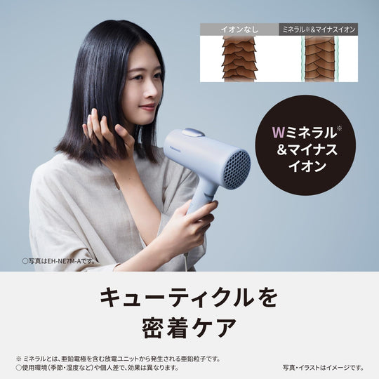 Panasonic Ionity Hair Dryer with Mineral Ion Technology High Power Fast Drying EH - NE7M AC100V - WAFUU JAPAN