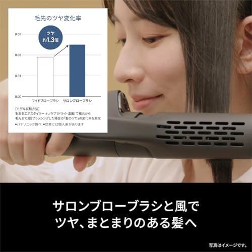 Panasonic Nanoe Hair Styler Curling Dryer Charcoal Black (EH - KN0K - K) AC100V - WAFUU JAPAN
