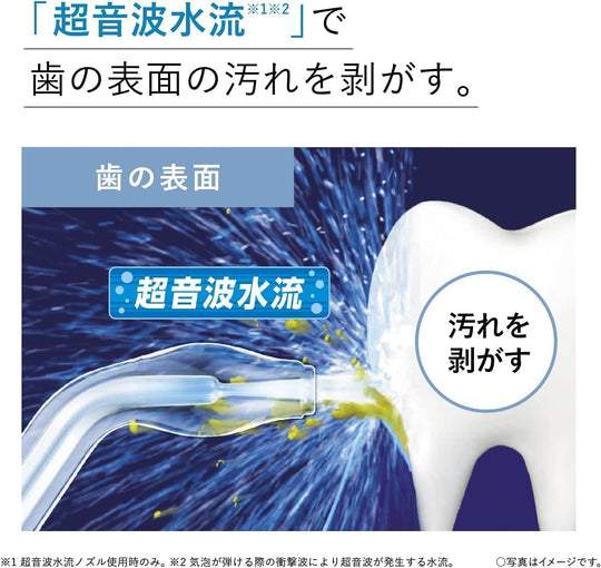 Panasonic Portable Ultrasonic Oral Irrigator Jet Washer EW - DJ42 - W White AC100 - 240V - WAFUU JAPAN