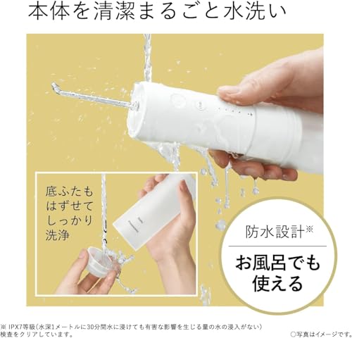 Panasonic Portable Ultrasonic Oral Irrigator Jet Washer EW - DJ42 - W White AC100 - 240V - WAFUU JAPAN