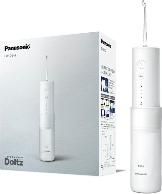 Panasonic Portable Ultrasonic Oral Irrigator Jet Washer EW - DJ42 - W White AC100 - 240V - WAFUU JAPAN