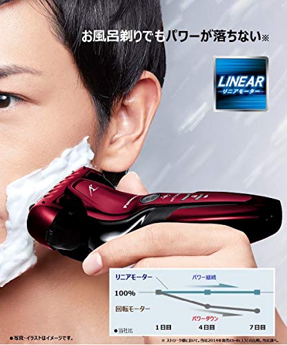 Panasonic Ramdash men's shaver 3 blades red ES - ST6R - R - WAFUU JAPAN