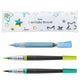 Pentel Penna pennello Starflake GFH-SAST1 Blu Verde lime Verde smeraldo 3 pz